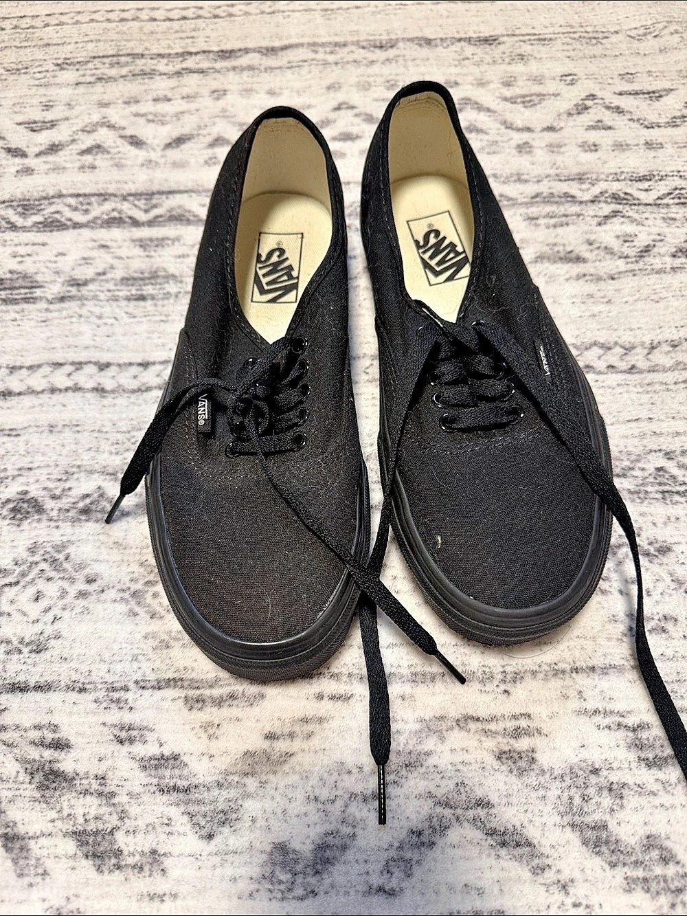 Vans Authentic Black Sneakers US 8.5